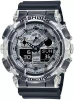 Наручные часы CASIO G-Shock GA-100SKC-1A, белый, серый