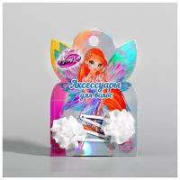 WINX Заколки с цветком винкс, 2 шт, 6 х 7,2 см