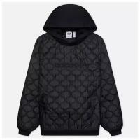 Мужская толстовка adidas Originals Quilted Hoodie чёрный, Размер M