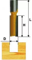 Фреза по дереву пазовая прямая Ø14х51 твердосплав ц/хв 12 энкор бокс