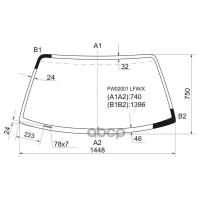 Стекло Лобовое Toyota Rav4 Sxa1# 3/5d 94-00 XYG арт. FW02001 LFW/X