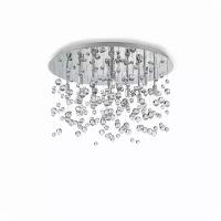 Светильник потолочный ideal lux Neve PL8 макс.8x40Вт IP20 G9 230В Хром/Прозрачный Металл/Стекло 022222