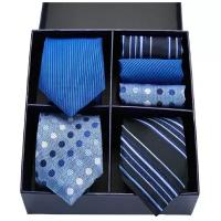 Набор для мужчин: галстук, запонки, платок