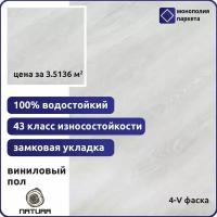 Кварцвиниловая плитка ПВХ SPC ламинат StoneWood NATURA Дуб Шарлеруа E-008-09 1220 х 180 х 5,5 мм водостойкий