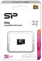 Карта памяти microSDHC Silicon Power 32Gb class 10 Elite UHS-I 100MB/s SP032GBSTHBU1V10, 1шт