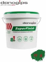 Danogips SuperFinish шпаклевка для стен, шпатлевка финишная на дсп, гкл, гипоскартон и стеклохолст, готова к применению, белая, 11 л/18 кг