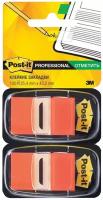 Закладки клейкие POST-IT Professional, пластиковые, 25 мм, 100 шт., красные, 680-RD2