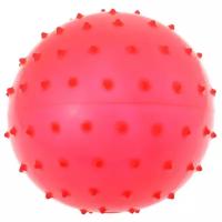 Мячик массажный, матовый пластизоль, d=18 см, 43 г, микс