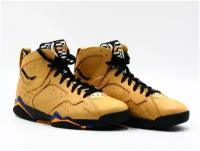 Кроссовки NIKE Air Jordan Air Jordan 7 Retro SE Vachetta Tan, демисезон/лето, натуральная кожа, полнота D, анатомическая стелька, воздухопроницаемые, высокие, нескользящая подошва