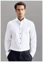 693690_01 Seidensticker Бизнес рубашка белая Slim FIT Non Iron