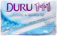 DURU Крем-мыло кусковое Soft sensations 1+1 Морские минералы, 80 г
