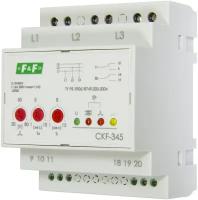 Реле контроля фаз для сетей с изолированной нейтралью CKF-345 ЕА04.004.001