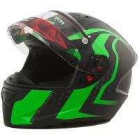 Шлем MT STINGER WARHEAD (L, Matt Black KAWASAKI Green)