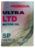 Оригинальное моторное масло HONDA ULTRA LTD MOTOR OIL 5W30 SP 4 л (железо) Япония