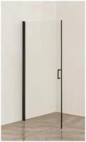 Душевая дверь распашная универсальная 90х190 см. черный Orange E05-090TB