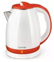 Чайник Centek CT-1026 (Red) 1.8л, 2000W, двойной корпус - сталь+пластик