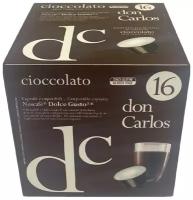 Капсулы для кофемашин Don Carlos Cioccolato 16шт стандарта Dolce Gusto