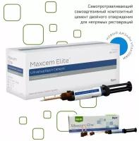 Maxcem Elite™ Mini Kit - самопротравливающий, самоадгезивный композитный цемент двойного отверждения, (1х5 г + прин.), Kerr