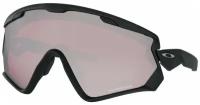 Солнцезащитные очки Oakley, монолинза, оправа: пластик, спортивные, ударопрочные, с защитой от УФ, зеркальные, устойчивые к появлению царапин