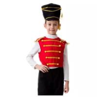 Карнавальный костюм гусар(без брюк) детский, арт.1623 рост:116-134 см (5-8 лет)