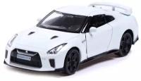 Машина металлическая NISSAN GT-R (R35), 1:64, цвет белый