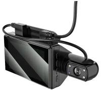 Видеорегистратор автомобильный с двумя камерами / Driving Recorder / HD съемка / Обзор камеры 360 градусов