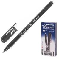 Ручка шариковая масляная Pensan Star Tech, чернила черные, узел 1 мм, линия письма 0,8 мм, 12 шт