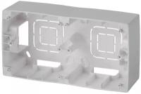 ЭРА 12-6102-03 ЭРА Коробка наклад. монтажа 2 поста, Эра12, алюминий (10/100/800)