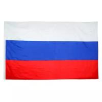 Флаг России, 150 х 250 см, карман для древка 3 см, полиэфирный шёлк (1шт.)