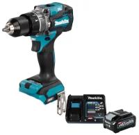 Аккумуляторная ударная дрель-шуруповерт Makita HP001GZ + DC40RA + BL4040