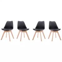 Комплект из четырех стульев SC-034 черный
