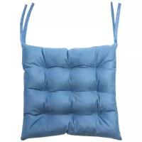 Подушка на стул Матекс Aria, 42х42х13 см, светло-синий
