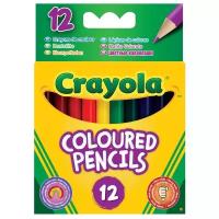 Crayola Цветные карандаши короткие 12 цветов 4112