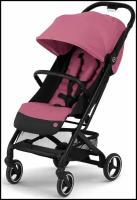 Прогулочная коляска Cybex Beezy с дождевиком, magnolia pink, цвет шасси: черный