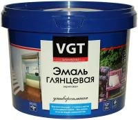 Эмаль универсальная VGT ВД-АК-1179, глянцевая, база C, бесцветная, 1 кг