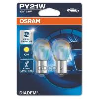 Лампа автомобильная PY21W (BAU15s) DIADEM (2шт) блистер 12V OSRAM /