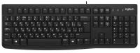 Клавиатура Logitech K120 оптический, черный, русская/английская, 1 шт