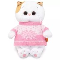 Мягкая игрушка Basik&Co Кошка Ли-Ли baby в свитере, 20 см