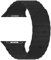 Кожаный ремешок для Apple Watch 42/44/45 mm LYAMBDA POLLUX DSP-24-44-BK Black