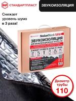 Звукоизоляция для канализационных труб D=110 NoiseBlock Pipe 0,38 х 0,5