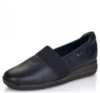 Rieker 44261-00V женские туфли черный натуральная кожа