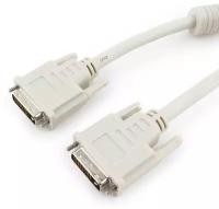 Кабель Cablexpert DVI-D dual link, 3.0м, 25M/25M, феррит. кольца