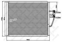 STELLOX 1045054SX 10-45054-SX_радиатор кондиционера BMW E39 2.0i-2.5TDi 97