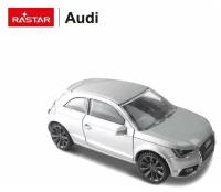 Машина металлическая 1:43 scale Audi A1, цвет серебрянный 58200S