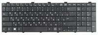 Клавиатура для ноутбука Fujitsu-Siemens LifeBook A530, A531, AH512, AH530, AH531, NH751, черная, горизонтальный Enter