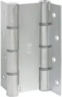 Барная пружинная петля двойного действия ALDEGHI LUIGI SPA 155х18х30 мм, цвет: оцинкованная сталь, к-т: 2 шт + монтажный набор 87AZ155-30