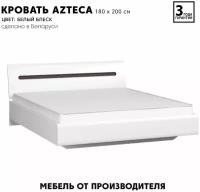 Кровать Azteca S205-LOZ180x200 (Белый блеск) Black Red White