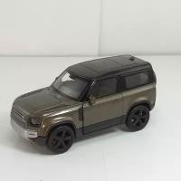 Металлическая машинка 1:34-1:39 LAND ROVER 2020г., коричневый 43801D Welly