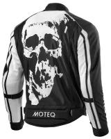 Куртка текстильная MOTEQ REBEL, мужской(ие), черный/белый, размер M