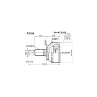 Шрус наружный 32x64x28 Asva HNACEA50 Honda: 44014-S1A-E01 Honda Accord Mk Vii (Cg Ck). Honda Accord Mk Vii Наклонная